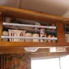 SIQUK 6 Pack Cupboard Bars Adjustable Spring Tension Rods White