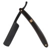 Sandalwood Handle Vintage Straight Manual Razor Holder Stainless Steel Beard