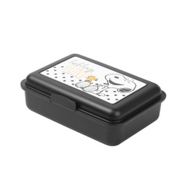 United Labels Peanuts Snoopy Favourite Dog Lunch Box with Divider Black