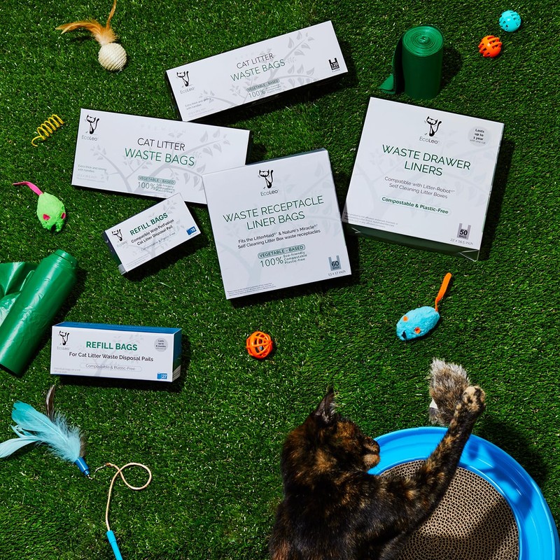 EcoLeo, Compatible with Litter-Robot 4 & 3, Compostable, Eco-friendly Waste