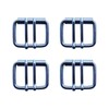 SICOLAS 4 Pieces 40mm Replacement Roller Belt Buckle,1½ Inch Double