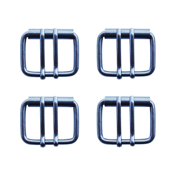 SICOLAS 4 Pieces 40mm Replacement Roller Belt Buckle,1½ Inch Double