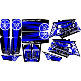 banshee yamaha banshee full graphics kit..THICK AND HIGH GLOSS
