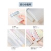 RICISUNG Transparent Pencil Case (Pack of 2) Multi-functional Stationery Storage