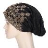 Slouchy Bonnet Casual Fashion Beaded Lace Breathable Loose Lazy Chemical