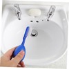 Outanaya 3pcs Portable Tooth Cleaning Brushes Ergonomic Short Handle Toothbrushes