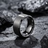King Will 10mm Basic Tungsten Wedding Band for Men -