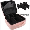 Hometric Make up Organizer Bag with Makeup Brush Set for