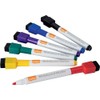 Nobo Mini Whiteboard Pens With Magnetic Eraser Cap, 2mm Fine
