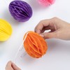 evelay 8 Pack Honeycomb Paper Easter Egg Hanging Decorations Party