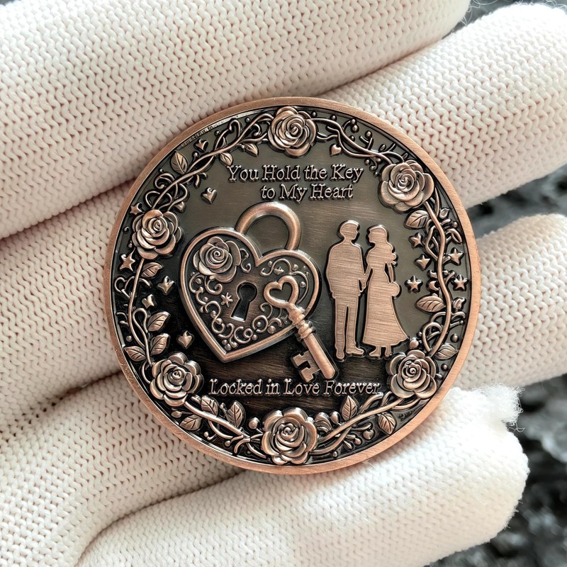 I Love You Challenge Coin - Romantic for Him Her