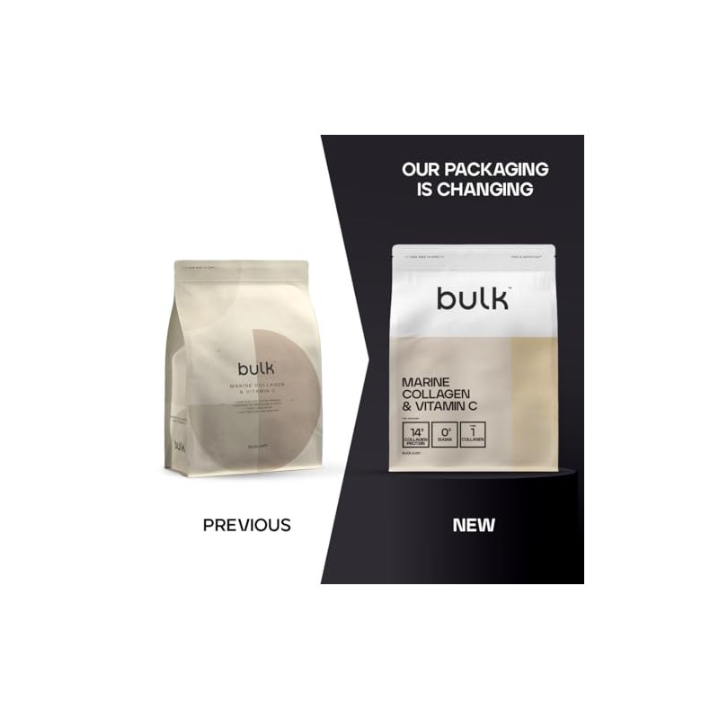 Bulk Bulk Marine Collagen and Vitamin C Powder, 14000 mg