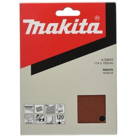 Makita A-53643 Magic Sanding Paper, #120, 4.5 x 4.0 inches (114 x 102 mm), Square (Pack of 10)