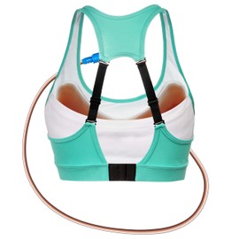 The Original WineRack Booze Bra Flask - Adjustable Design - Holds 25oz of Booze (Turquoise, Large)