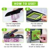 Vegetable Chopper w/Container, 16-in-1 Multifunctional Kitchen Mandoline Slicers and Vegetable