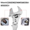 HYCDIYTS Ratchet Type Monkey Wrench, Oscillating Type, 180 Degree Rotation,