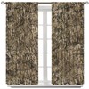 Camo Blackout Curtains,Forest Camouflage Print Pattern Rod Pocket Window Door