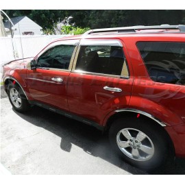 Trims Express for:2008-2012 Ford Escape/Mariner Fender Trim Flare Polished Stainless set/4