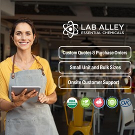 Lab Alley Hydrogen Peroxide 10% Lab Grade, for Kitchen, Bath, Laundry, and Home - 3 Liters (Pack of 6 x 500mL Bottles)