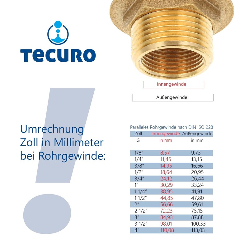 tecuro Sanitary Connection Hose 90° Bend 3/8 UWM x 3/8