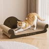 Large Cat Scratcher Bed, Cardboard Cat Couch Scratching Board， 26.7