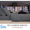 RV Bunk Bed Cot Sheets 30 x 75, 3-Piece Bed