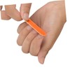 Mikinona Orange Disposable Wooden Nail Files 100pcs Pack Double-Sided Grit