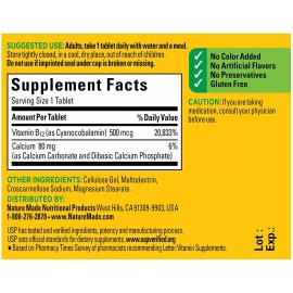 Nature Made Vitamin B-12 500 mcg, 100 tab