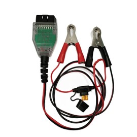 Yalgdlen 16pin OBD2 Car Battery Memory Saver 12v Automotive Protection for ECU Power Off Emergency Power Supply Cable with Digital 59in‌