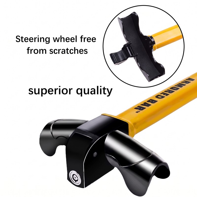 Car Steering Wheel Lock for Everyday Vehicle Security – T-Bar