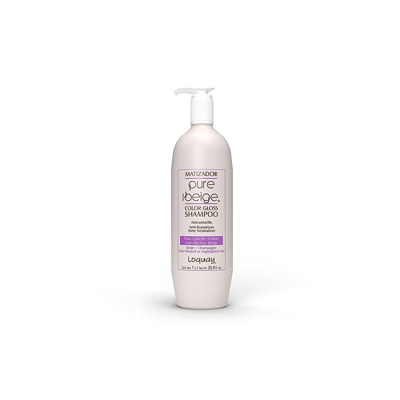 Loquay Shampoo Matizador Pure Beige 1 Lt