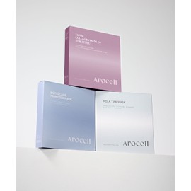 Arosel Arocell [12 Sheets SET] Super Collagen Mask 4 Sheets + Botul Prime Tox Mask 4 Sheets + Mela TXA Mask 4 Sheets