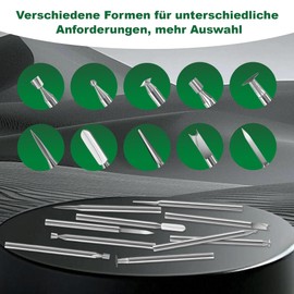 10 Piece Wood Carving Tool Set Compatible with Dremel Rotary Tools Accessories, 3 mm Shank Various Carving Bits, Engraving Drill Wood for Wood Carving, Engraving, Drilling, Micro and Sculpture