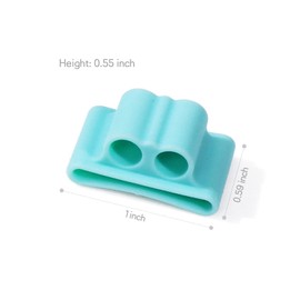 Watch Band Holder, Shock Resistant Silicone Holder, Anti-Lost Silicone Watch Strap Holder, Air-pod Accessories Holder for Sports Exercise Working, 8 Pack, 8 Colors