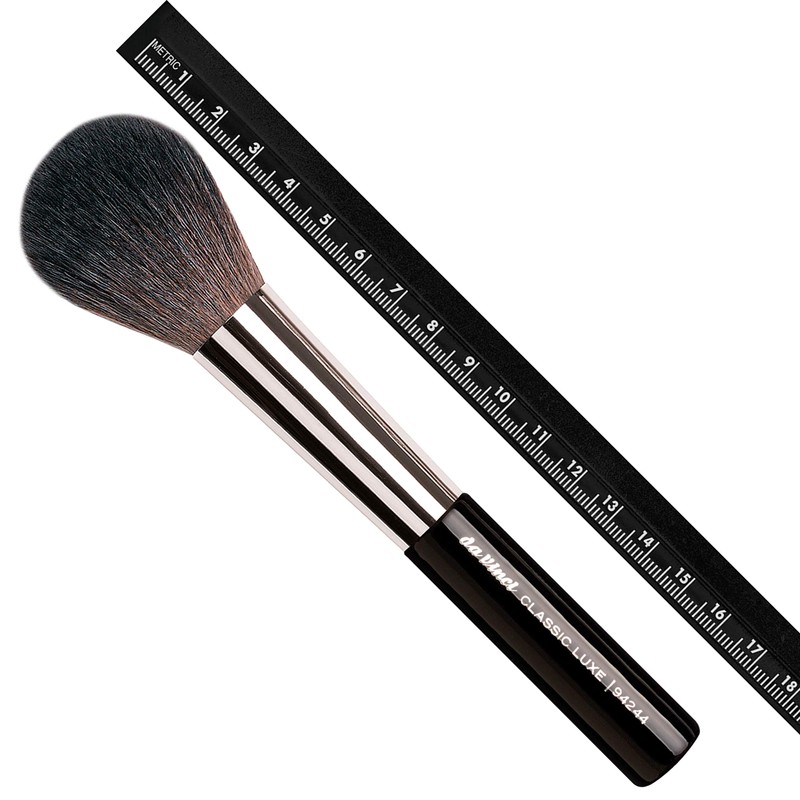 Da Vinci Round Powder Brush, Natural Hair, Handmade in Germany,