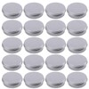 Pack of 20 Aluminium Empty Jars Round Travel Cream Jar
