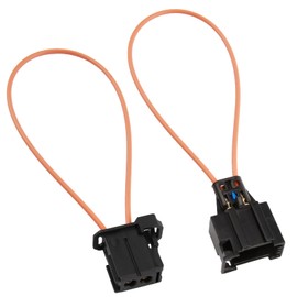 CJMUQHEHH Pack of 2 Car Fibre Optic Connector Bridge Plug, Fibre Optic Loop Bypass Plug for Retrofitting and Repair Work, Most Fibre Optic Loop Bypass Plug, Common for Many Models