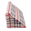 Wedge Pillow R Shaped Removable Slip Resistance Plaid Pattern Bedsore