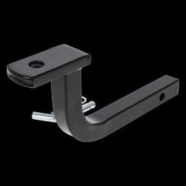 Draw-Tite Trailer Hitch Ball Mount 3500 lbs For 1-1/4" Receiver 5 in Rise Black