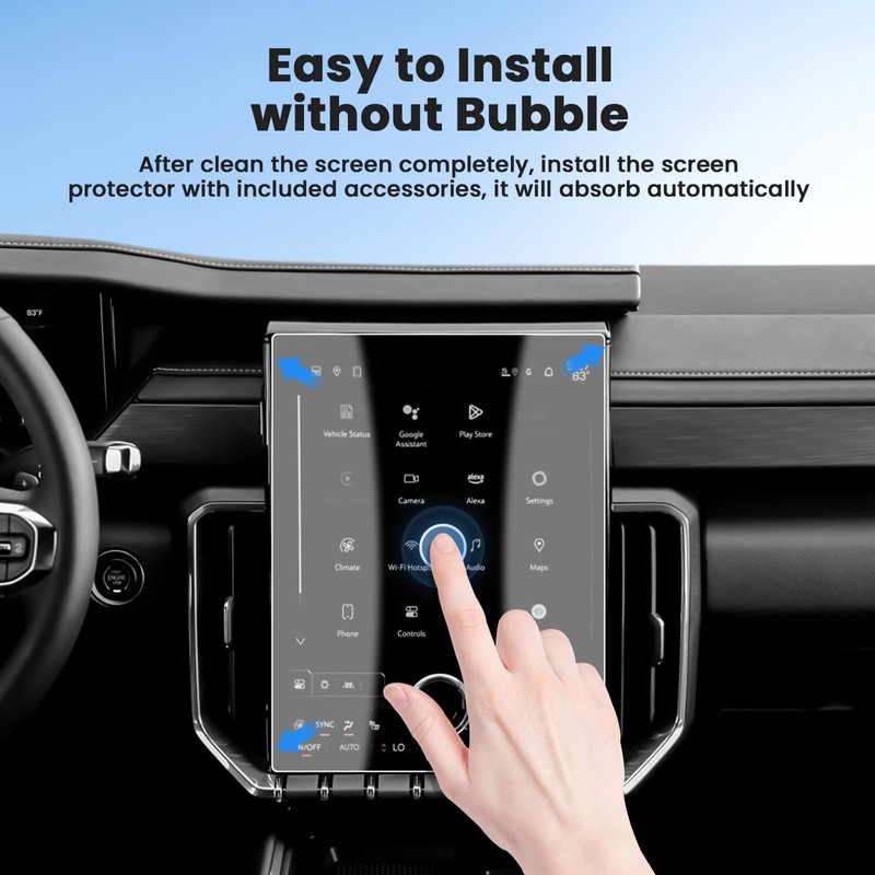 Canvcle Screen Protector for 2024 2025 2026 GMC Acadia (Elevation/AT4/Denali),