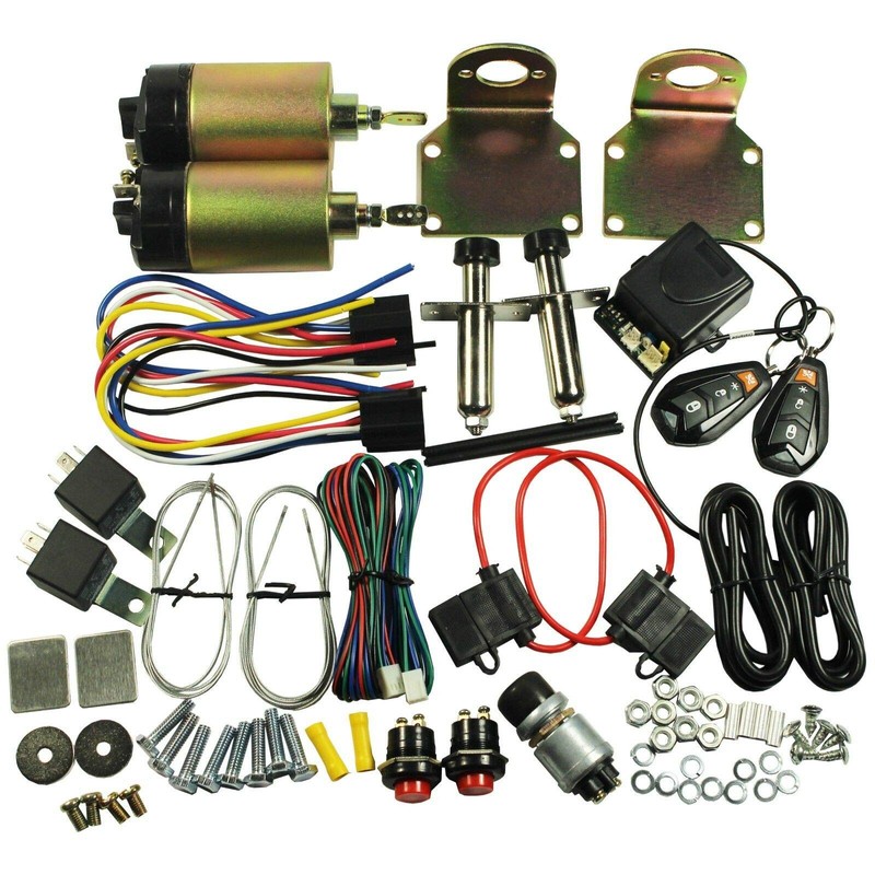 New 2 Door Shaved Handle Door Popper Kit 85 lb