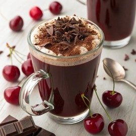 Java Factory Flavored Coffee Pods, Cherry On Top, Compatible with K Cup Brewers, 40 Count