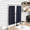 No. 918 Martine Microfiber Semi-Sheer Rod Pocket Kitchen Curtain Valance