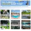 1.5HP 110v Submersible Sewage Drain Flood Stainless Steel Clean/Dirty Water