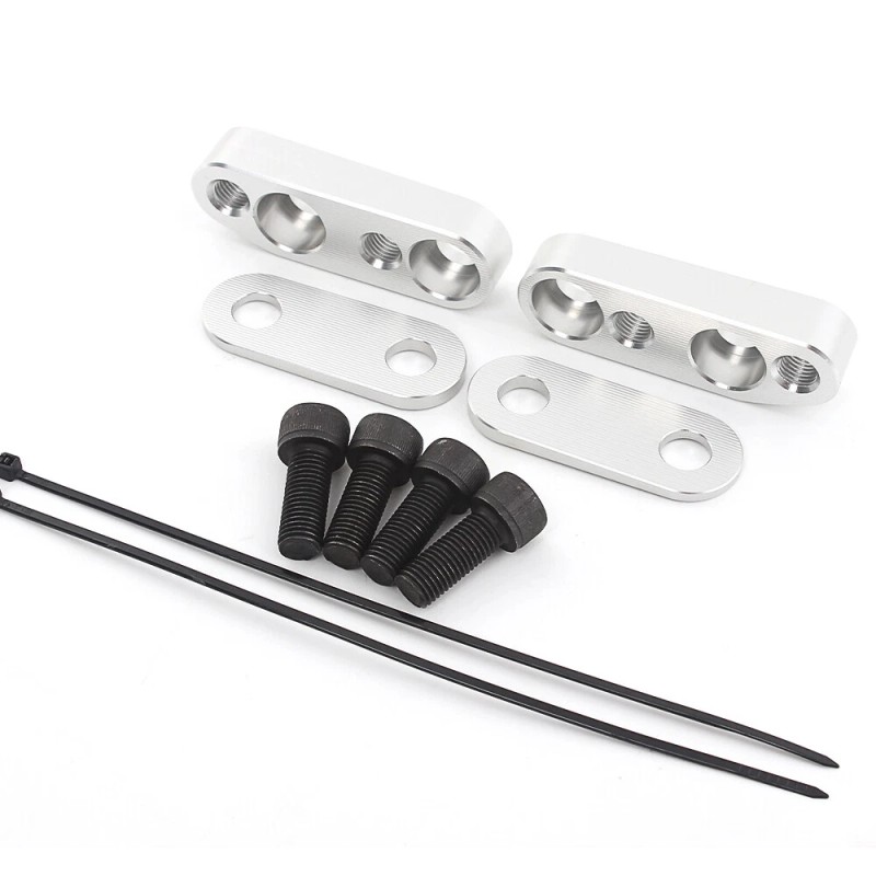 Trichtu Mount Chrome Adjustable Handlebar Risers Adapter For Honda Goldwing