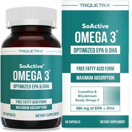 SoActive® Omega 3 EPA & DHA | Free --ty Acid Form Omega 3 | Near Perfect Absorption – Up to 95% A, 60정 / SoActive® Omega 3 EPA & DHA | Free --ty Acid Form Omega 3 | Near Perfect Absorption – Up to 95% A, 60정