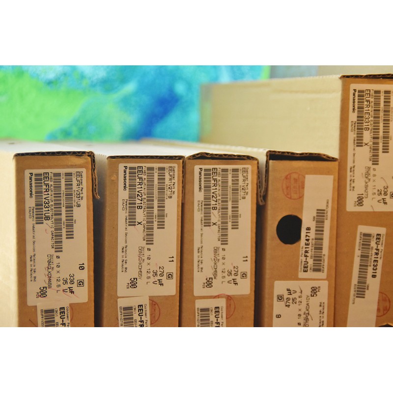 Replacement for 6 pcs Panasonic FM Series Capacitors 50V 220uf