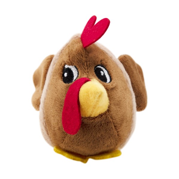 Outward Hound Fattiez Chicken Plush Squeaky Dog Toy, XS