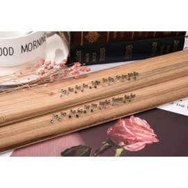 JOVIVI 24pc Silver Stud Earrings Gifts for Women Girls,3mm Small Cubic Zirconia Birthstones Earrings Surgical Steel Sleeper Ear Studs Jewellery Set,Mum Mothers Day Birthday Presents