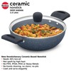 HAWKINS Ceramic Nonstick 3.5 Litre Deep Kadhai, Induction Deep Fry